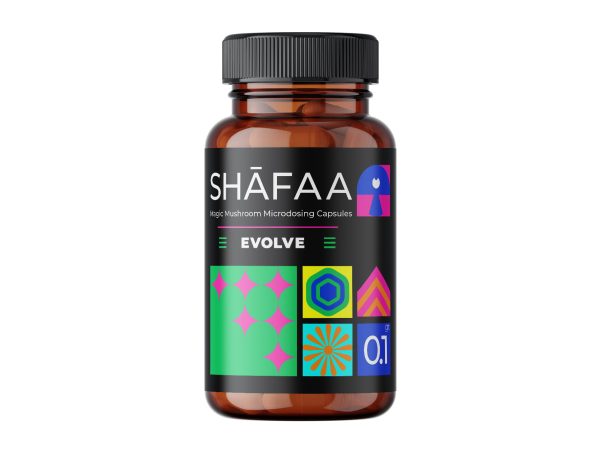 Shafaa Evolve Magic Mushroom Microdosing Prime Capsules