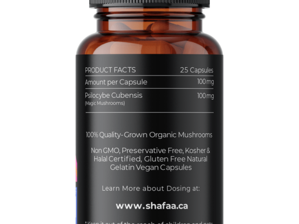 Shafaa Evolve Magic Mushroom Microdosing Prime Capsules